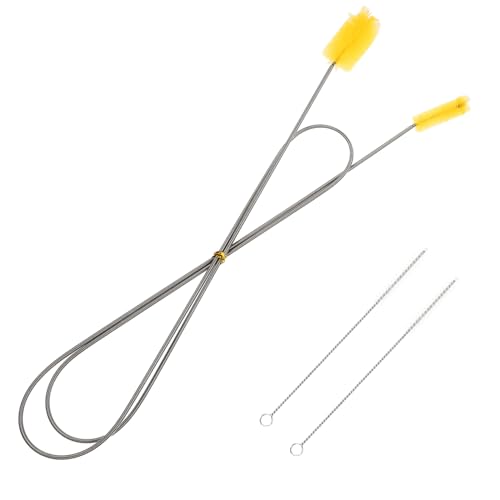 DRESSOOS 1satz Flexibler Aquarium-reinigungsbürsten Teilig Doppelseitige Bürste Aus Hochwertigem Und Edelstahl Für Reinigung Von Schläuchen Und Aquarien Markenfrei Und Langlebig von DRESSOOS