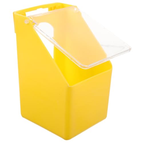DRESSOOS Futterbox für Tauben Sittich-Futter Hühner füttern Wasserspender für Tauben vogelfutterspender vogelfutterhäuschen Futtermittel für Tauben Futterschale für Geflügel Plastik Yellow DRESSOOS Futterbox für Tauben Sittich-Futter Hühner füttern Wasserspender für Tauben vogelfutterspender vogelfutterhäuschen Futtermittel für Tauben Futterschale für Geflügel Plastik Yellow von DRESSOOS