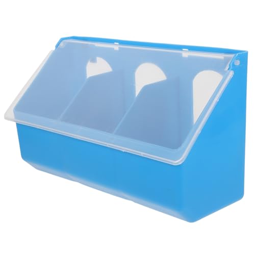 DRESSOOS Papageien-futterbox Vogelfutterkorb-Abdeckung Vogelfutter-aufbewahrungsbehälter Vogelfutterzubehör Vogelwasser-futterspender Kleiner Vogelfutterspender Für Den Käfig DRESSOOS Papageien-futterbox Vogelfutterkorb-Abdeckung Vogelfutter-aufbewahrungsbehälter Vogelfutterzubehör Vogelwasser-futterspender Kleiner Vogelfutterspender Für Den Käfig von DRESSOOS
