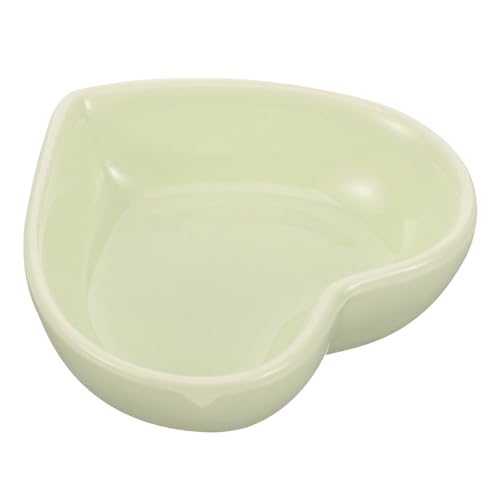 DRESSOOS Keramischer Hamsternapf Herzform für Kleintiere Futter und Wassernapf aus Keramik Langlebig und Platzsparend für Hamster Meerschweinchen und Ratten von DRESSOOS