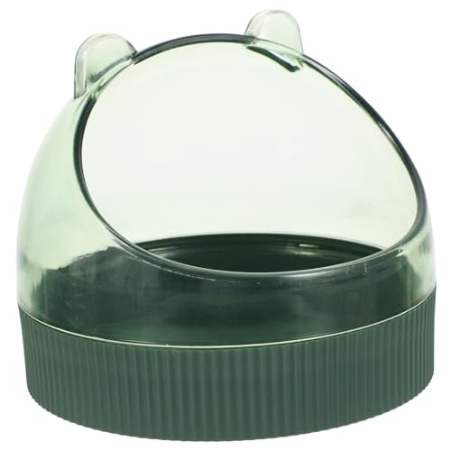 DRESSOOS Grüner Futternapf aus Acryl für Hamster leicht zu waschen sicheres Material auslaufsicheres Design für Chinchilla-Rattenfutter und Wasser von DRESSOOS