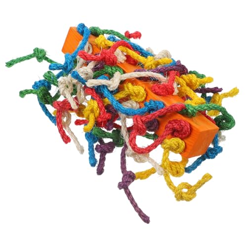 DRESSOOS Kauspielzeug Zum Aufhängen Für Vögel Papageien-beißspielzeug Vogelspielzeug Für Papageien Sicheres Und Robustes Spielzeug Für Papageienkäfige DRESSOOS Kauspielzeug Zum Aufhängen Für Vögel Papageien-beißspielzeug Vogelspielzeug Für Papageien Sicheres Und Robustes Spielzeug Für Papageienkäfige von DRESSOOS