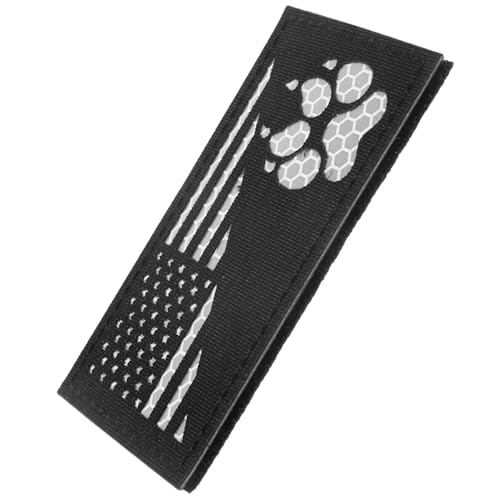 DRESSOOS Dekorativer Aufnäher Für Hunde Vollständige Stickerei Applikation Für Haustierweste Robustes Nylon Vielseitig Einsetzbar Für Halsbandzubehör von DRESSOOS