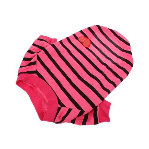 DRESSOOS Hundebekleidung Baumwolle Hunde T-Shirt Atmungsaktiv Haustier Shirt Größe XL Entzückendes Welpen Outfit von DRESSOOS