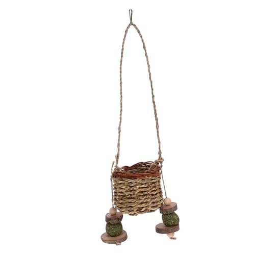 DRESSOOS Bunny Kauspielzeug Aus Naturgras Hängender Korb Für Meerschweinchen Kaninchen Hamster Spielzeug Zur Zahnpflege Und Beschäftigung Langlebig Und Sicher Für Kleintiere Fördert DRESSOOS Bunny Kauspielzeug Aus Naturgras Hängender Korb Für Meerschweinchen Kaninchen Hamster Spielzeug Zur Zahnpflege Und Beschäftigung Langlebig Und Sicher Für Kleintiere Fördert von DRESSOOS