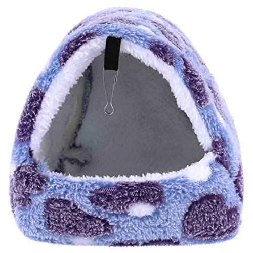 DRESSOOS Hängematte Für Hamster Winterwarmes Hamsterbett Hamster Hängendes Haustierstreu Für Kleintiere Papageienspielzeug Einstreu Für Zwerghamster Zubehör Flanell Baumwolle Eichhörnchen von DRESSOOS