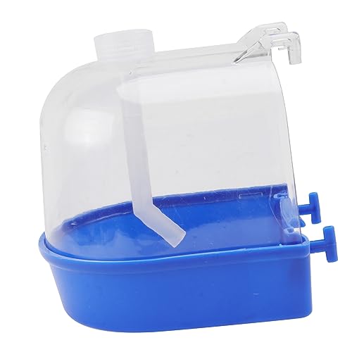 DRESSOOS 1 Set Vogelbadewanne Vogelbadewanne Für Papageien Vögel PVC-Material Einfach Aufzuhängen Außenkäfig-zubehör von DRESSOOS