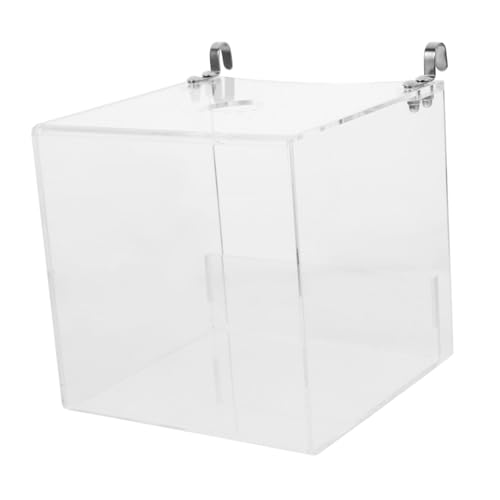 DRESSOOS Große Transparente Vogelbadewanne Für Papageien Undichte Badewanne Für Käfige Ideal Für Wellensittiche Und Andere Vögel Vogel Dusche Box Mit Einfacher Montage DRESSOOS Große Transparente Vogelbadewanne Für Papageien Undichte Badewanne Für Käfige Ideal Für Wellensittiche Und Andere Vögel Vogel Dusche Box Mit Einfacher Montage von DRESSOOS