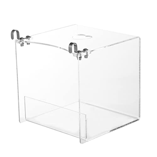 DRESSOOS Hängendes Vogelbad Für Wellensittiche Transparente Badewanne Für Vögel Vogelkäfig Zubehör Kleine Badewanne Für Vögel Vogelpflege Dusche Box DRESSOOS Hängendes Vogelbad Für Wellensittiche Transparente Badewanne Für Vögel Vogelkäfig Zubehör Kleine Badewanne Für Vögel Vogelpflege Dusche Box von DRESSOOS