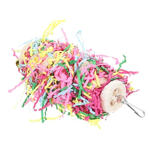 DRESSOOS Hängendes Sittichspielzeug, Vogel Hängespielzeug Mit Glocke, Vogel Futtersuch Hängespielzeug, Lustiges Vogelspielzeug, Vogel Zerkleinerungsspielzeug, Vogel Papageien Kauspielzeug, DRESSOOS Hängendes Sittichspielzeug, Vogel Hängespielzeug Mit Glocke, Vogel Futtersuch Hängespielzeug, Lustiges Vogelspielzeug, Vogel Zerkleinerungsspielzeug, Vogel Papageien Kauspielzeug, von DRESSOOS