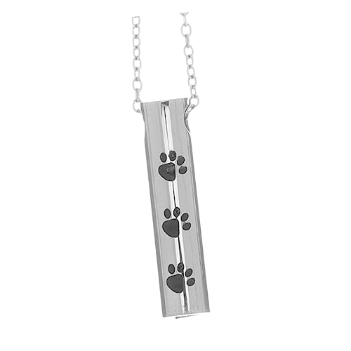 DRESSOOS Halskette mit Asche- aus Titanstahl Gedenkschmuck für die Asche eines Haustiers Urnen-Halskette DRESSOOS Halskette mit Asche- aus Titanstahl Gedenkschmuck für die Asche eines Haustiers Urnen-Halskette von DRESSOOS