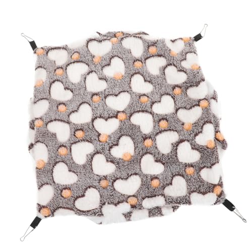 DRESSOOS Hamster Hängematte, Hamsterbett, Bezauberndes Hamsterbett, Kaninchenzubehör, Aufhängbare Chinchilla Hängematte, Dekoratives Meerschweinchenbett, Bezauberndes Meerschweinchenbett, von DRESSOOS
