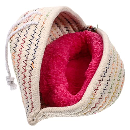 DRESSOOS Hamster Hängematte Käfig Für Hamster Hamsterversteck Hamsterspielzeug Käfigauskleidung Meerschweinchen-pipimatten Waschbar Bett Aus Meerschweinchenfell Bausatz Hamsternest Heu Garn DRESSOOS Hamster Hängematte Käfig Für Hamster Hamsterversteck Hamsterspielzeug Käfigauskleidung Meerschweinchen-pipimatten Waschbar Bett Aus Meerschweinchenfell Bausatz Hamsternest Heu Garn von DRESSOOS