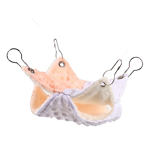 DRESSOOS Haustier-schlafbett Chinchilla-hängematte Eichhörnchen-hängemattenbett Warmes Nest Bequeme Hängematte Für Tiere von DRESSOOS