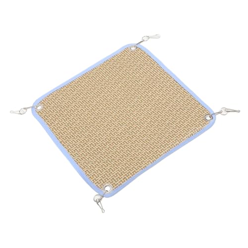DRESSOOS Strohmatte Hängematte für Haustiere Meerschweinchen Frettchen Chinchilla Käfigzubehör Luftbefeuchter für Hamster Kühlung Ruheplatz 20 x 30 cm DRESSOOS Strohmatte Hängematte für Haustiere Meerschweinchen Frettchen Chinchilla Käfigzubehör Luftbefeuchter für Hamster Kühlung Ruheplatz 20 x 30 cm von DRESSOOS