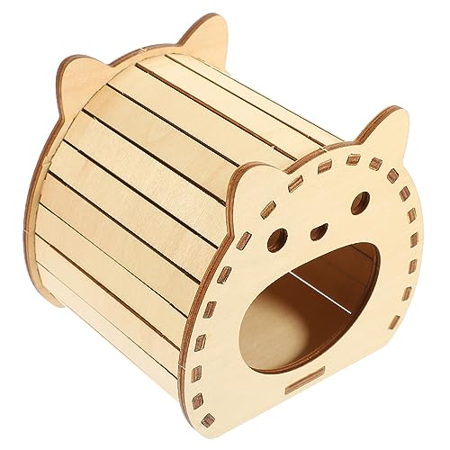 DRESSOOS Hamsternest-Spielzeug Aus Holz – Versteck Zum Selbstaufbau – Schlafhaus – Versteck Für Hamster von DRESSOOS