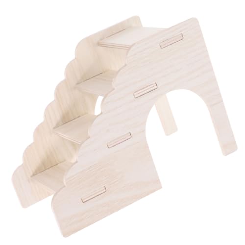 DRESSOOS Hamster Holzleiter Mit Plattform Kletterspielzeug Für Kleintiere Für Hamster Rennmäuse Und Andere Kleine Haustiere Fördert Aktives Und Sicheres Klettern DRESSOOS Hamster Holzleiter Mit Plattform Kletterspielzeug Für Kleintiere Für Hamster Rennmäuse Und Andere Kleine Haustiere Fördert Aktives Und Sicheres Klettern von DRESSOOS