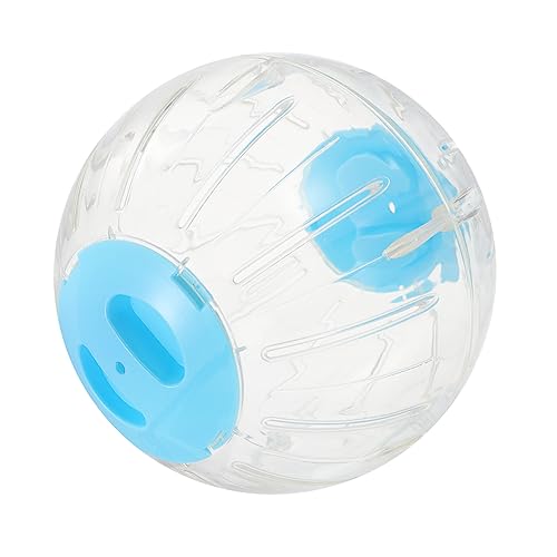 DRESSOOS Hamster Laufball 18 5 cm blau Sport Run-About Spiel Spielzeug Spielzeug Training Roller Haustier Spielzeug von DRESSOOS