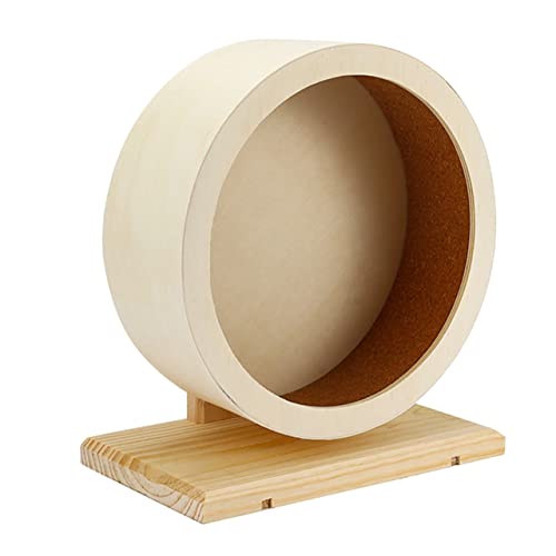 DRESSOOS Haustierspielzeug Laufrad Aus Holz Für Meerschweinchen Hamster Chinchillas Eichhörnchen Geräuschloses Laufrad Aktivitätsspielzeug Für Haustiere DRESSOOS Haustierspielzeug Laufrad Aus Holz Für Meerschweinchen Hamster Chinchillas Eichhörnchen Geräuschloses Laufrad Aktivitätsspielzeug Für Haustiere von DRESSOOS