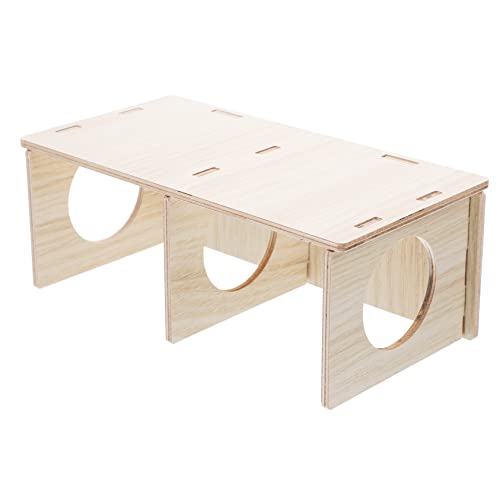 DRESSOOS Hamster Massivholzhaus Hamster Verbirgt Sich Hamster Verstecken Kaninchen-futtermatte Mit Karottenspielzeug Rennmaus Häuser Hamsterkammern Meerschweinchen Verstecken Nest Yellow DRESSOOS Hamster Massivholzhaus Hamster Verbirgt Sich Hamster Verstecken Kaninchen-futtermatte Mit Karottenspielzeug Rennmaus Häuser Hamsterkammern Meerschweinchen Verstecken Nest Yellow von DRESSOOS