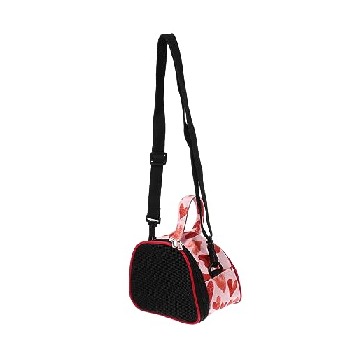 DRESSOOS Tragetasche für Haustiere mit Brustgurt für Nagetiere tragbare Tasche für Meerschweinchen für unterwegs atmungsaktive Hamstertragetasche praktische Tragetasche für Kleintiere von DRESSOOS