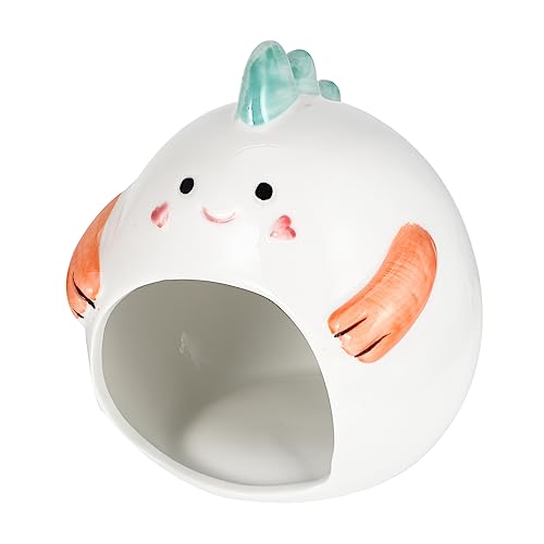 DRESSOOS Keramik-haustiernest - Versteck Für Meerschweinchen Kühlhaus Für Hamster Schlafhaus Für Chinchillas von DRESSOOS