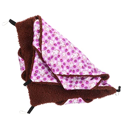 DRESSOOS Hamster Hängematte Aus Weichem Plüsch Dreilagige Atmungsaktive Schlafhängematte Für Kleine Haustiere Wie Hamster Meerschweinchen Und Zuckerglider Für Und Wärme Im Käfig DRESSOOS Hamster Hängematte Aus Weichem Plüsch Dreilagige Atmungsaktive Schlafhängematte Für Kleine Haustiere Wie Hamster Meerschweinchen Und Zuckerglider Für Und Wärme Im Käfig von DRESSOOS