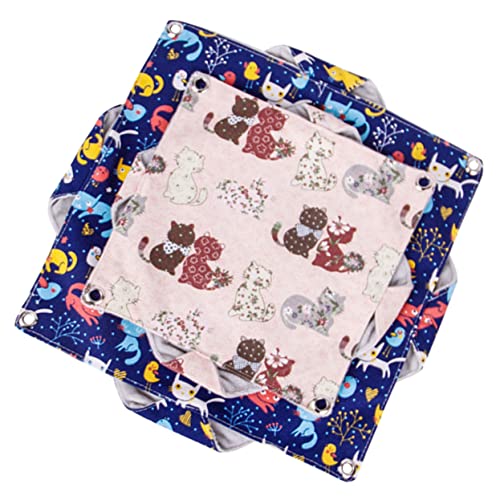 DRESSOOS Kleintier Hängematte Für Hamster Chinchillas Und Meerschweinchen Atmungsaktive Und Bequeme Hängematte Für Käfig Für Winterkomfort Und von DRESSOOS