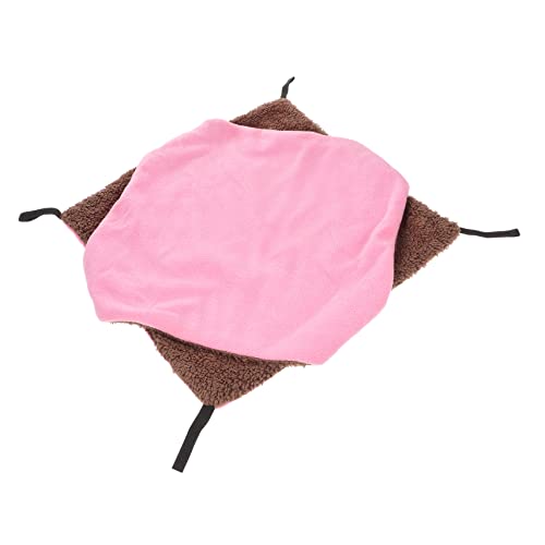 DRESSOOS Hamsterhängematte, Bequemes Meerschweinchenbett, Plüsch Hamsterbett, Hängendes Meerschweinchenbett, Meerschweinchenzubehör, Atmungsaktive Hängematte, Heimtierbedarf, Winter DRESSOOS Hamsterhängematte, Bequemes Meerschweinchenbett, Plüsch Hamsterbett, Hängendes Meerschweinchenbett, Meerschweinchenzubehör, Atmungsaktive Hängematte, Heimtierbedarf, Winter von DRESSOOS