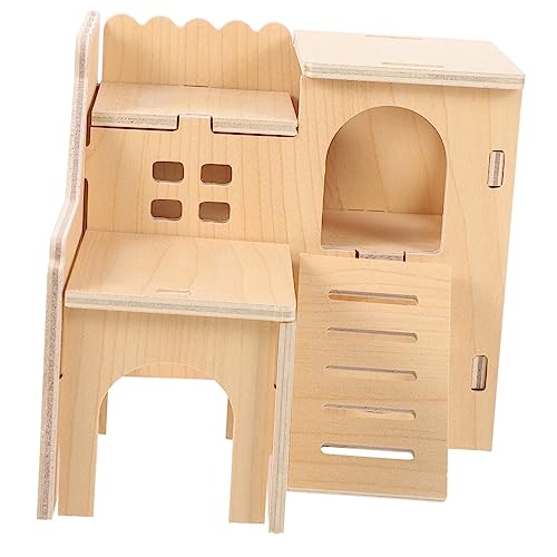 DRESSOOS Hamsterhaus Spielplattform für Innenhaltung Kreatives Design für Zwerghamster und Nager und Rückzugsort für Ihr Haustier DRESSOOS Hamsterhaus Spielplattform für Innenhaltung Kreatives Design für Zwerghamster und Nager und Rückzugsort für Ihr Haustier von DRESSOOS
