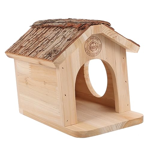 DRESSOOS Holzhaus Für Hamster Schlafhütte Aus Holz Hamsterkäfig Verschleißfestes Rattenhaus Haustierversteck Entzückendes Hamsterhaus Geeignet Für Hamster Und Zwerghamster DRESSOOS Holzhaus Für Hamster Schlafhütte Aus Holz Hamsterkäfig Verschleißfestes Rattenhaus Haustierversteck Entzückendes Hamsterhaus Geeignet Für Hamster Und Zwerghamster von DRESSOOS