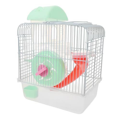 DRESSOOS Abnehmbares Design Rattenkäfig Doppelschicht Hamster Burg Meerschweinchen Burg Zubehör DRESSOOS Abnehmbares Design Rattenkäfig Doppelschicht Hamster Burg Meerschweinchen Burg Zubehör von DRESSOOS