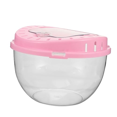 DRESSOOS Kleiner Hamsterkäfig für unterwegs Transportbox für Haustiere bequemes Inneres für sichere Reisen von DRESSOOS