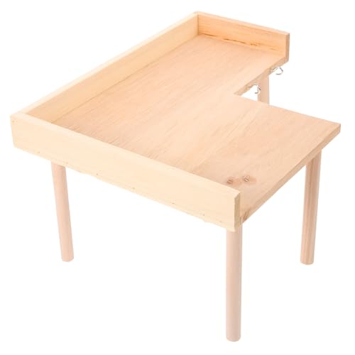 DRESSOOS Hamsterkäfig Innendekoration, Käfig, Chinchilla Spielzeug, Käfig, Ratten Schreibtisch, Hamster Plattform, Lustiges Chinchilla Spielzeug, Meerschweinchen Zubehör, Holzkäfig DRESSOOS Hamsterkäfig Innendekoration, Käfig, Chinchilla Spielzeug, Käfig, Ratten Schreibtisch, Hamster Plattform, Lustiges Chinchilla Spielzeug, Meerschweinchen Zubehör, Holzkäfig von DRESSOOS