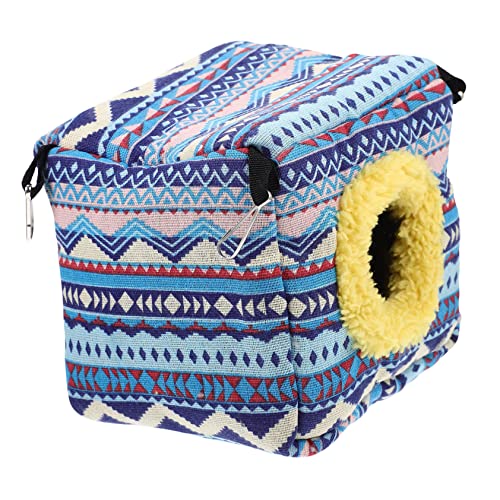 DRESSOOS Hamsternest, Baumwollnest Für Hamster, Igel, Warmes Nest, Igel Hängematte, Warmes Bett, Winterhängematte Für Meerschweinchen, Kurzkopfgleitbeutler Nest, Warme Kurzkopfgleitbeutler von DRESSOOS