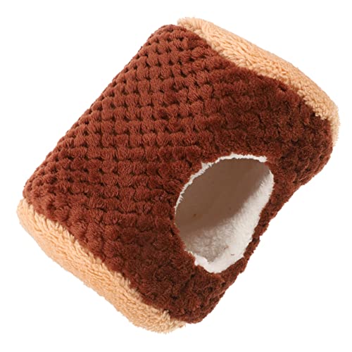 DRESSOOS Hamsternest, Eichhörnchen Schlafbett, Hängemattenbett Für Haustiere, Warmes Hängemattenbett, Bequemes Schlafbett, Hängematte Für Haustiere, Bequemes Nest, Meerschweinchen von DRESSOOS