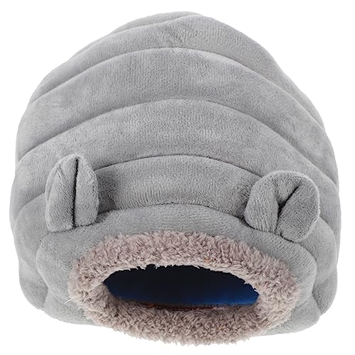 DRESSOOS Hamsternest Hundekorb Hundenestbett hundebett im freien Meerschweinchen-Hängematte mit Kapuze kuschelhöhle nagerhaus Schlafnest für Haustiere meerschweinchen versteck Stoff Grey DRESSOOS Hamsternest Hundekorb Hundenestbett hundebett im freien Meerschweinchen-Hängematte mit Kapuze kuschelhöhle nagerhaus Schlafnest für Haustiere meerschweinchen versteck Stoff Grey von DRESSOOS