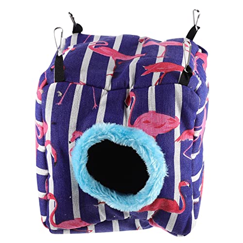 DRESSOOS Eichhörnchen Baumwolle Hängematte Meerschweinchen Bett Tier Nest für Hamster Warme Versteck für Ratte Nest für von DRESSOOS