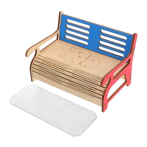 DRESSOOS Hamstersofa Zartes Hamsterhaus Hamsterleiter Versteck Hamsterkäfig Hamsterhütte Hamsterspiele Hamsterhabitat Hamsterverstecke Spielzeug Für Hamster Eichhörnchenhaus DRESSOOS Hamstersofa Zartes Hamsterhaus Hamsterleiter Versteck Hamsterkäfig Hamsterhütte Hamsterspiele Hamsterhabitat Hamsterverstecke Spielzeug Für Hamster Eichhörnchenhaus von DRESSOOS