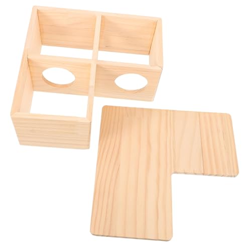 DRESSOOS Hamsterspielzeug, Hamsterhaus, Versteck, Hamsterversteck, Hamsterversteck, Hamsterhaus, Hamsterhäuser, Verstecke, Hamsterhäuser Und Verstecke, Holzrattenhaus, Hamsterversteck, von DRESSOOS
