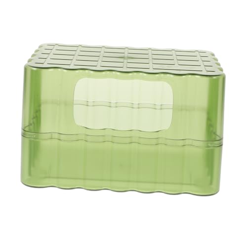 DRESSOOS Badewanne Für Hamster Und Chinchilla Transparenter Sandkasten Für Haushalt Und Terrarium Kompaktes Haustierzubehör Zum Baden Und Spielen Einfach Zusammenzubauen Reinigen von DRESSOOS