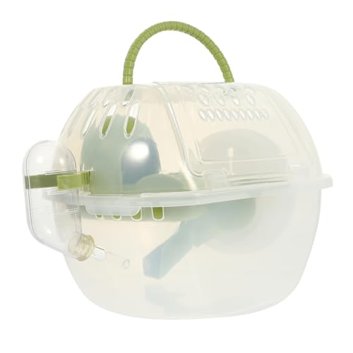 DRESSOOS Hamster Cage Hamster Tragetasche Aus Atmungsaktiver Hamster Käfig Für Reisen Tragbarer Hamsterbehälter Mit Sicherem Design Ideale Transportlösung Für Goldhamster Und Hamster Transportbox DRESSOOS Hamster Cage Hamster Tragetasche Aus Atmungsaktiver Hamster Käfig Für Reisen Tragbarer Hamsterbehälter Mit Sicherem Design Ideale Transportlösung Für Goldhamster Und Hamster Transportbox von DRESSOOS