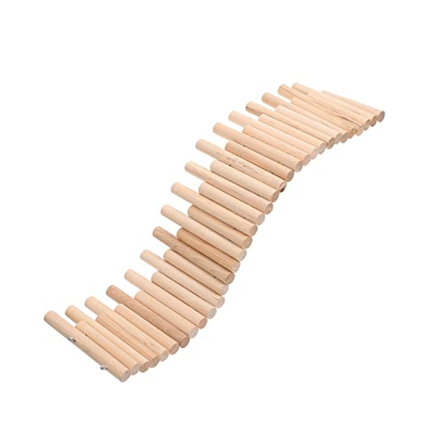 DRESSOOS Hamsterleiter Aus Holz Für Hamsterkäfig Hamsterspielzeug Mit Käfig-holzzaun Haustierkäfig-Ornament Zum Klettern Und Trainieren DRESSOOS Hamsterleiter Aus Holz Für Hamsterkäfig Hamsterspielzeug Mit Käfig-holzzaun Haustierkäfig-Ornament Zum Klettern Und Trainieren von DRESSOOS