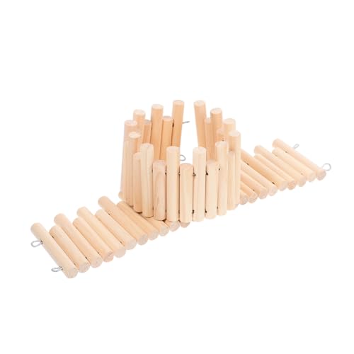 DRESSOOS Hamsterzaun Holzleiter Für Hamster Chinchillas Und Kleine Nager Kletterspielzeug Für Kaninchen Und Meerschweinchen Höhe Ideal Für Käfigzubehör DRESSOOS Hamsterzaun Holzleiter Für Hamster Chinchillas Und Kleine Nager Kletterspielzeug Für Kaninchen Und Meerschweinchen Höhe Ideal Für Käfigzubehör von DRESSOOS