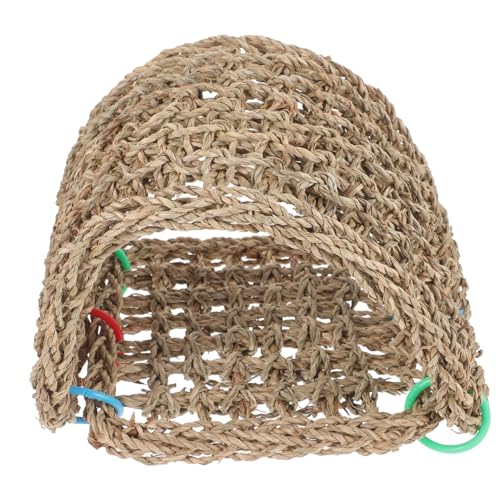 DRESSOOS Großes Vogelnest Aus Gewebtem Stroh Papageienkäfig-Nest Handgewebtes Vogelhaus Für Zuhause Zufällige Farbe DRESSOOS Großes Vogelnest Aus Gewebtem Stroh Papageienkäfig-Nest Handgewebtes Vogelhaus Für Zuhause Zufällige Farbe von DRESSOOS