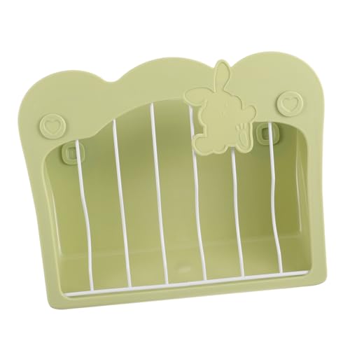 DRESSOOS Große Kapazität Heu Feeder für Kaninchen Einfach Installieren Haustier Käfig Feeder Rack Lagerung von DRESSOOS