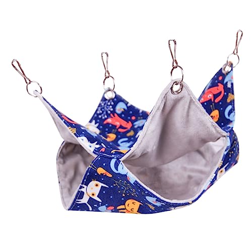 DRESSOOS Haustier Hängematte, Entzückende Hamster Hängematte, Haustierbedarf, Winter Chinchilla Bett, Dekorative Hamster Hängematte, Bett Für Kleine Haustiere, Haustiere, Schlafhängematte, von DRESSOOS