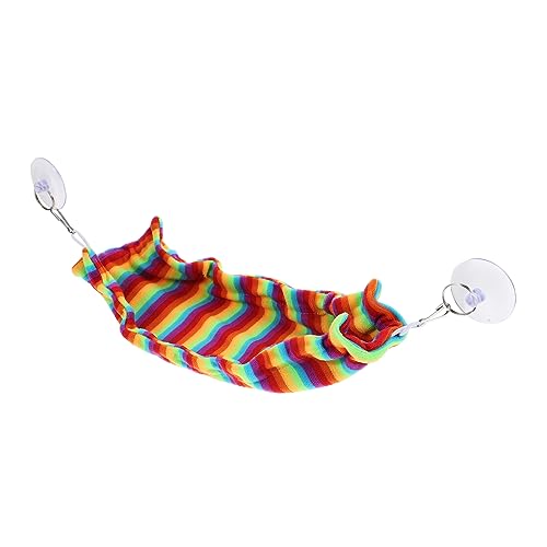 DRESSOOS Hamster Hängematte Für Reptilien Und Langlebige Hängeschaukel Für Eidechsen Schlangen Und Kleine Haustiere Einfach Zu Reinigen Und Pflegen Für Terrarien Und Käfige Regenbogen DRESSOOS Hamster Hängematte Für Reptilien Und Langlebige Hängeschaukel Für Eidechsen Schlangen Und Kleine Haustiere Einfach Zu Reinigen Und Pflegen Für Terrarien Und Käfige Regenbogen von DRESSOOS