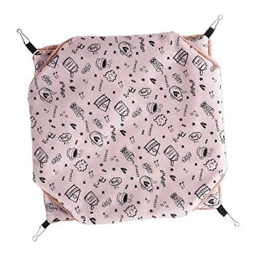 DRESSOOS Haustier Bett Warme Plüsch Hängematte Tier Hängematte Hängen Meerschweinchen Käfig Zubehör DRESSOOS Haustier Bett Warme Plüsch Hängematte Tier Hängematte Hängen Meerschweinchen Käfig Zubehör von DRESSOOS