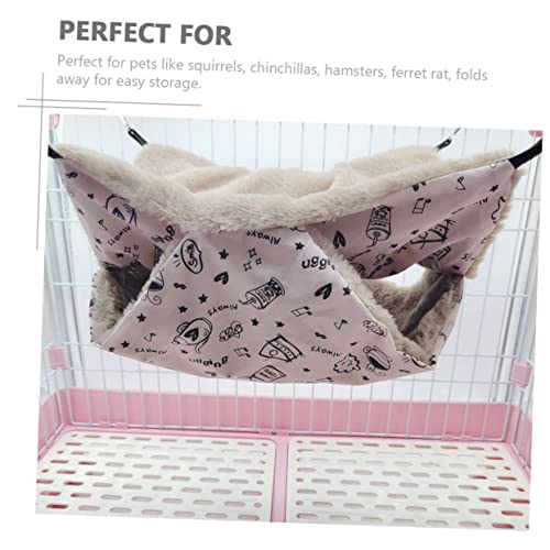 DRESSOOS Haustier Hängemattennest, Ratten Hängematte Für Käfig, Hängematte Für Kleine Haustiere, Hängematte Für Kleine Haustiere, Hamster Hängematte, Warme Haustier Hängematte, Hängematte von DRESSOOS
